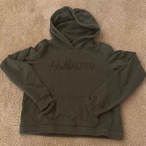 Small Olive Hollister Hoodie